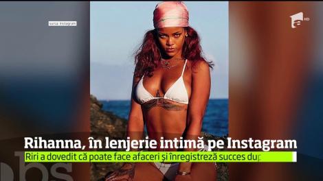 Cu un corp superb, Rihanna este una dintre cele mai potrivite vedete pentru a face reclamă la lenjerie intimă