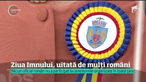 Deşi e Anul Centenarului Marii Uniri, puţini români şi-au adus aminte că azi este Ziua Imnului