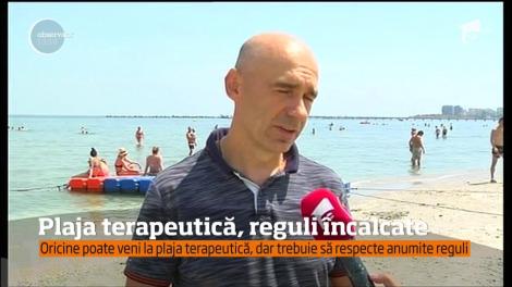 Unii români nu văr să înţeleagă că o plajă terapeutică, destinată copiilor cu dizabilităţi, este un loc special, care funcţionează după anumite reguli!