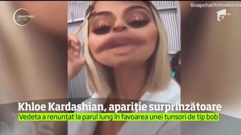 Khloe Kardashian, apariție surprinzătoare