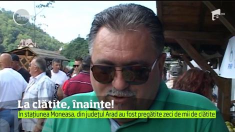 Au sfârâit tigăile în weekendul tocmai încheiat în staţiunea Moneasa din Arad. A fost Parada Clătitelor