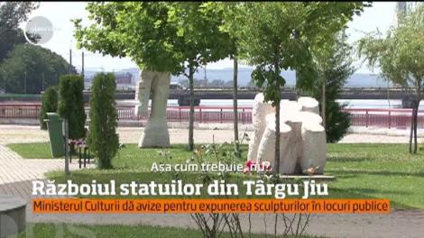 Războiul statuilor din Târgu Jiu