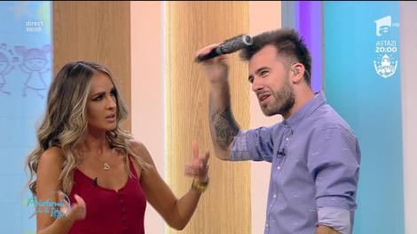 Râzi cu lacrimi! Florin Ristei, tuns în direct de Diana Munteanu! Cum arată acum prezentatorul