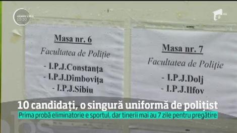 Carieră în poliției pentru mii de adolescenți! Tinerii sunt atraşi de stabilitatea din sistem şi de salariile care cresc treptat