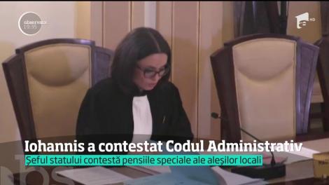 Iohannis a contestat Codul Administrativ
