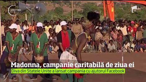 Madonna îşi sărbătoreşte cea de-a 60-a aniversare printr-o strângere de fonduri pentru copiii orfani din Malawi