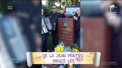 Jean de la Craiova a cântat cu foc la mormântul lui Bruce Lee! „Dădea bine cu piciorul și-l cunoștea tot poporul”
