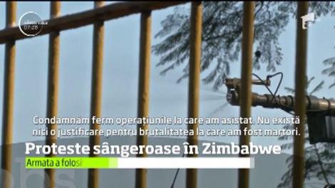 Confruntări violente în capitala statului Zimbabwe
