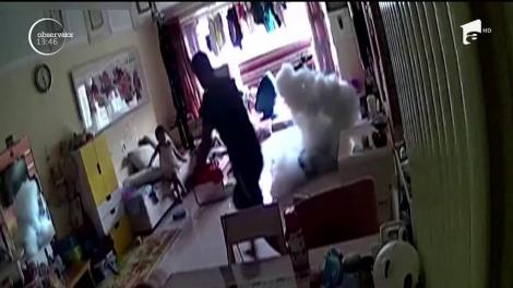 Un bărbat din China şi-a salvat familia de la o explozie puternică