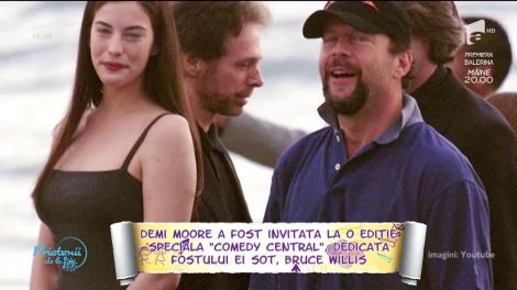Demi Moore l-a luat la ”roast” pe Bruce Willis