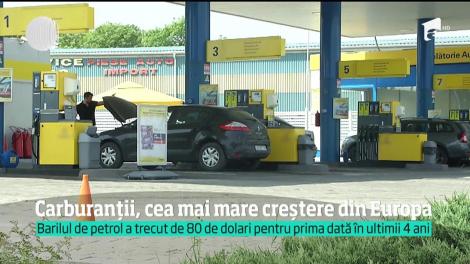 România este din nou în top! Carburanții au înregistrat cea mai mare creștere din Europa