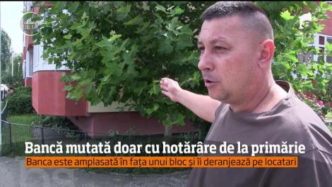 Un consilier local, din Slatina, a iniţiat un proiect de hotărâre ca să mute o bancă plasată în faţa unui bloc