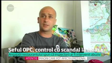 Șeful OPC Constanţa, control cu scandal la o terasă din Neptun