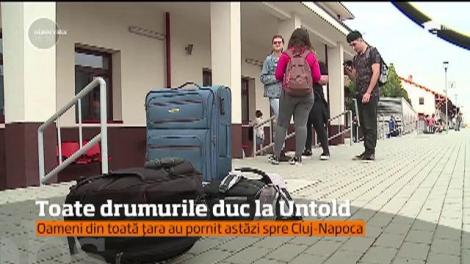 Toate drumurile duc la Untold! Oameni din toată țara au pornit spre Cluj-Napoca