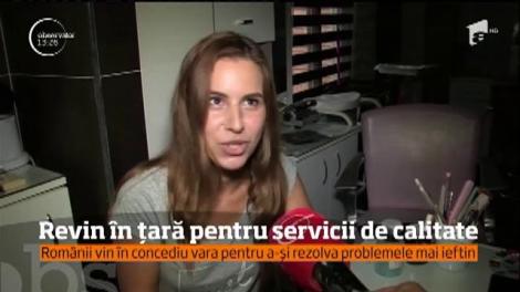 Revin în țară pentru servicii de calitate