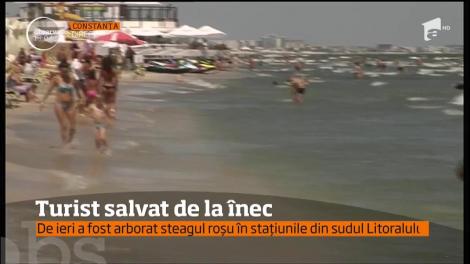 Un turist a fost salbat de la înec pe plaja din Neptun