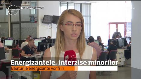 Ministerul Sănătăţii vrea o lege potrivit căreia băuturile energizante să nu mai poată fi vândute persoanelor sub 18 ani