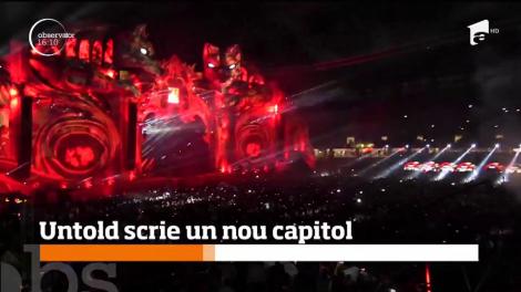 Incident la Untold! Elemente de pe o scenă au fost cuprinse de flăcări după un foc de artificii