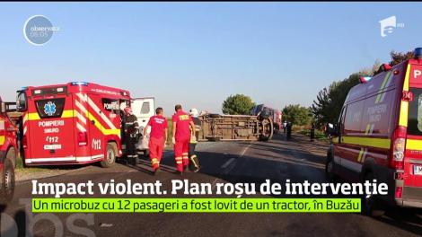 Grav accident pe un drum naţional, în Buzău!