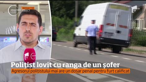 Un poliţist de la Rutieră a fost rănit în misiune, la Vaslui