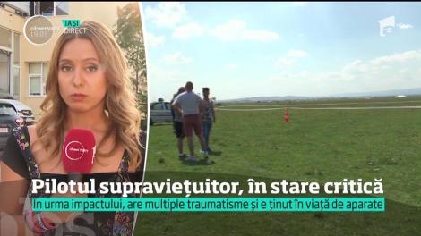 Pilotul supraviețuitor, în tragedia de la Suceava, este în stare critică la spital