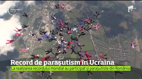Record de parașutism în Ucraina
