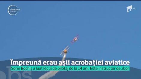 Cornel Marinescu şi Sorin Bochiş, piloții implicați în tragedia de la Suceava, erau așii acrobației aviatice