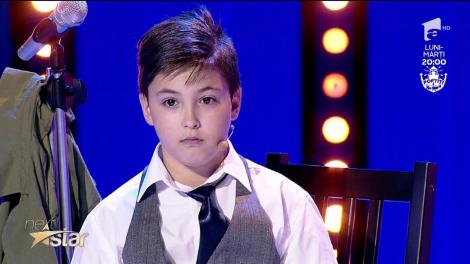 Alex Grama, moment umoristic alături Andrei Ștefănescu, pe scena "Next Star"