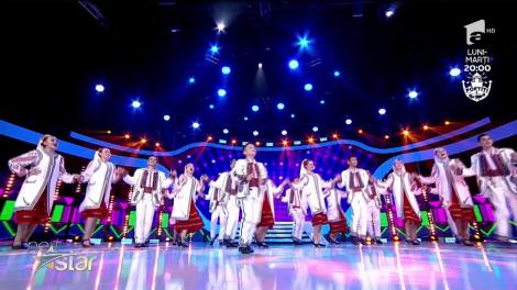 Dans și voie bună la Next Star! Andrei Ileana dansează alături de trupa Doina Bascovului