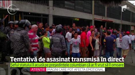 IMAGINI ȘOC: Tentativă de ASASINAT, în direct! Președintele a fost atacat cu drone cu explozibil