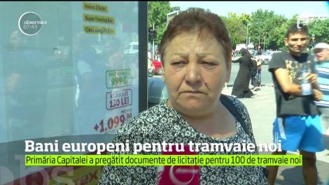 Bani europeni pentru tramvaie noi