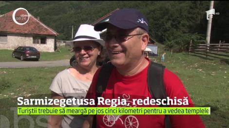 Vechea capitală a dacilor din Munţii Orăştiei a fost redeschisă publicului după ce o alunecare de teren blocase total accesul