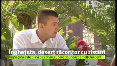 Înghețata, desert răcoritor cu riscuri