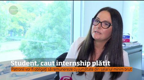 Studenții, plătiți în internship