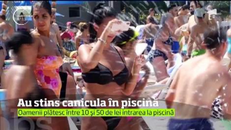 Canicula a fost stinsă în piscine! Doar aşa au reuşit bucureştenii care nu au plecat la mare să reziste temperaturilor de peste 32 de grade Celsius