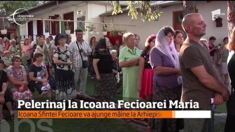 Icoana Făcătoare de Minuni a Fecioarei Maria a pornit în pelerinaj, la Galați