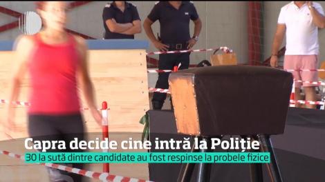 Săritul caprei a dat dureri de cap celor care visează să devină studenţi ai Academiei de Poliţie