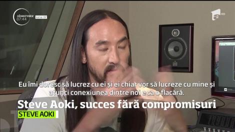 O prezenţă energică pe scenă, DJ-ul Steve Aoki dezvăluie secretele unei colaborări de succes