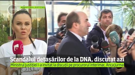 Ministrul Justiţiei, faţă în faţă cu procurorul şef interimar al DNA