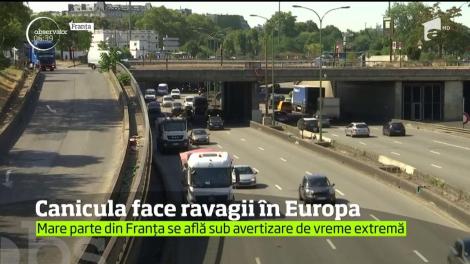 Mai multe zone din Europa se află în continuare sub valul de căldură extremă