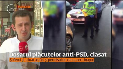 S-a decis clasarea în cazul dosarului şoferului maşinii cu numere de înmatriculare jignitoare la adresa PSD