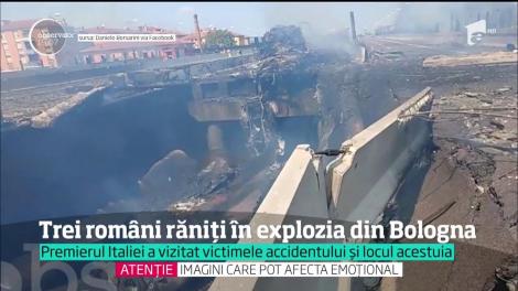 Trei români au fost răniţi în explozia ce a avut loc în apropiere de aeroportul din Bologna