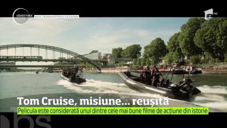 "Misiune: Imposibilă. Declinul", al şaselea film cu Tom Cruise în rolul principal, s-a menţinut pe primul loc în box office-ul nord-american