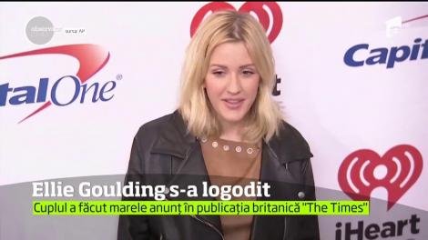 Cântăreaţa britanică Ellie Goulding s-a logodit