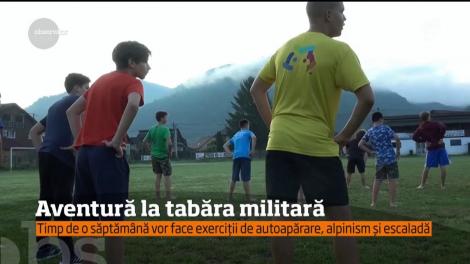 Aventură la tabăra militară din Bistrița