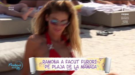 Ramona Olaru a făcut furori pe plaja din Mamaia, unde a concertat Jason Derulo
