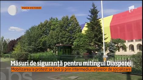 Măsuri de siguranță pentru mitingul Diasporei