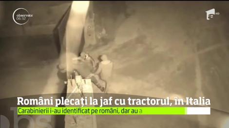 În Italia, şapte români au fost puşi sub urmărire după o serie de jafuri cu tractorul