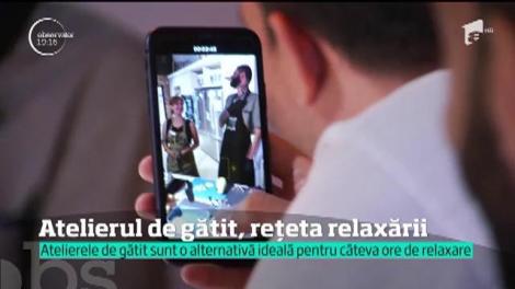Atelierul de gătit este rețeta relaxării