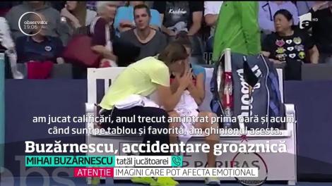 Tenismena româncă Mihaela Buzărnescu s-a accidentat grav în meciul cu Elina Svitolina, la Rogers Cup, în Toronto